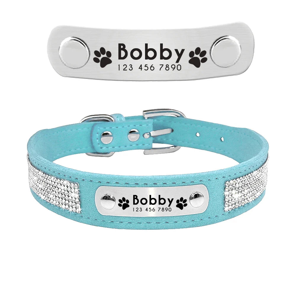 Collar Personalizado para Gatos e Pequenos Pets com Gravação Gratuita - Ajustável e Exclusivo