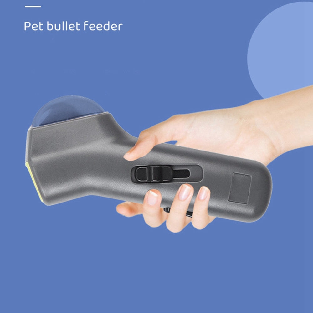 Dispenser de Petiscos para Pets - Lançador Prático e Divertido