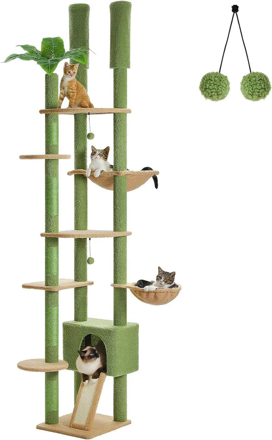 Torre para Gatos Ajustável do Chão ao Teto