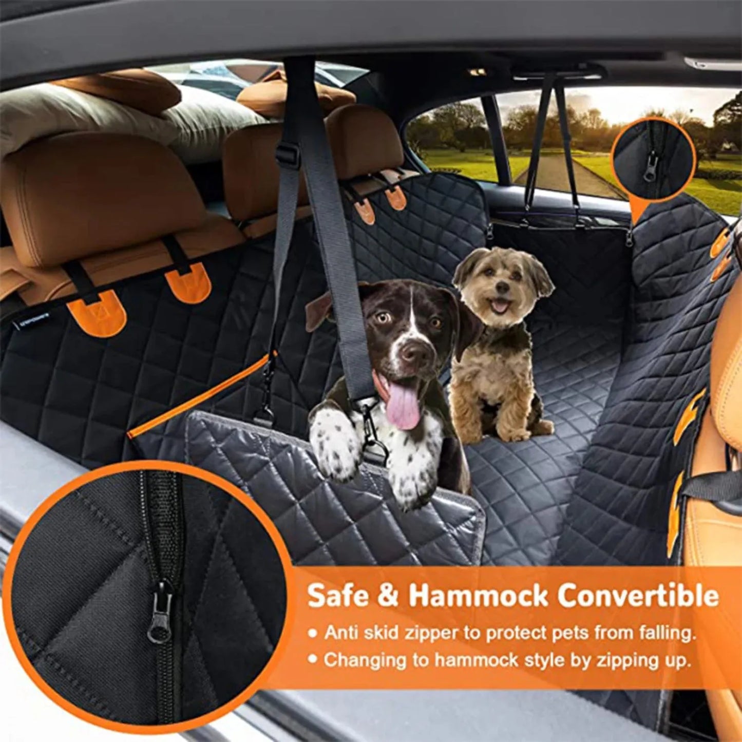 Capinha para Cadeira de Carro à Prova d'Água para Cachorros com Conforto e Proteção Superior