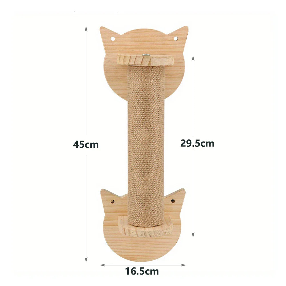 Conjunto de Prateleiras para Gatos com Escadas e Poste de Arranhar