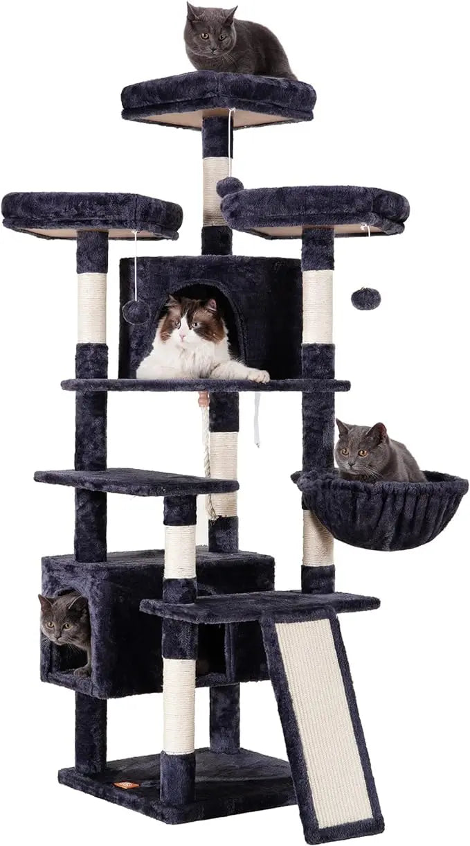 Árvore para Gatos Grande - Torre Ideal para Ambientes Internos