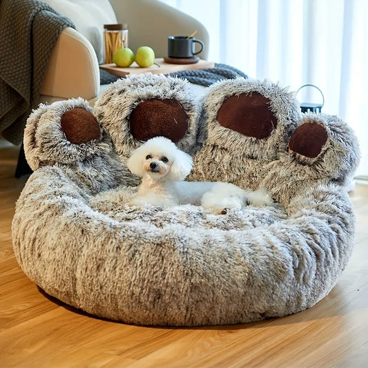 Confortável Cama em Forma de Patinha de Urso