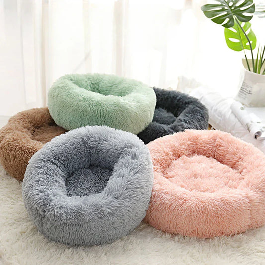 Ninho de Inverno para Gatos e Cães - Cama Pet Quente e Lavável, Design Atraente