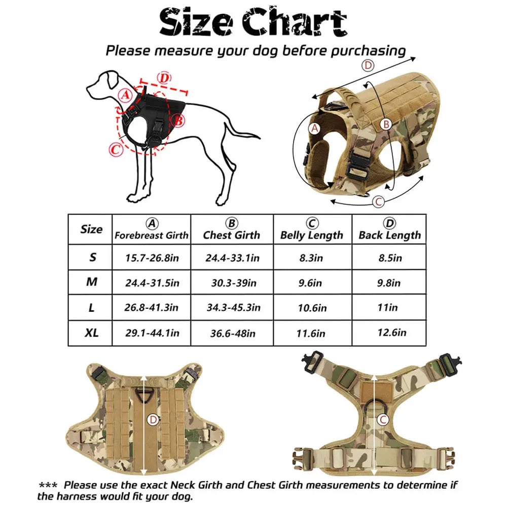 Conjunto de Colete e Guia para Cães Grandes - Ideal para Treinamento e Conforto