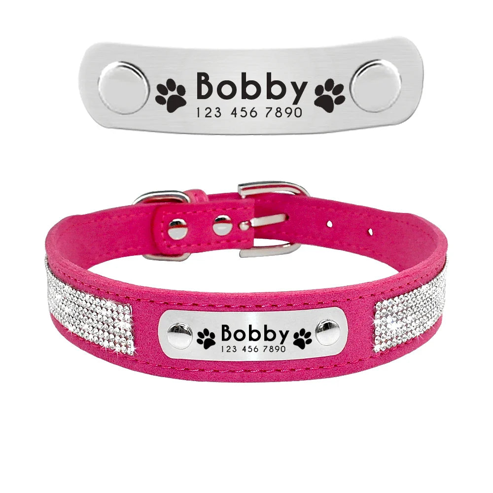 Collar Personalizado para Gatos e Pequenos Pets com Gravação Gratuita - Ajustável e Exclusivo