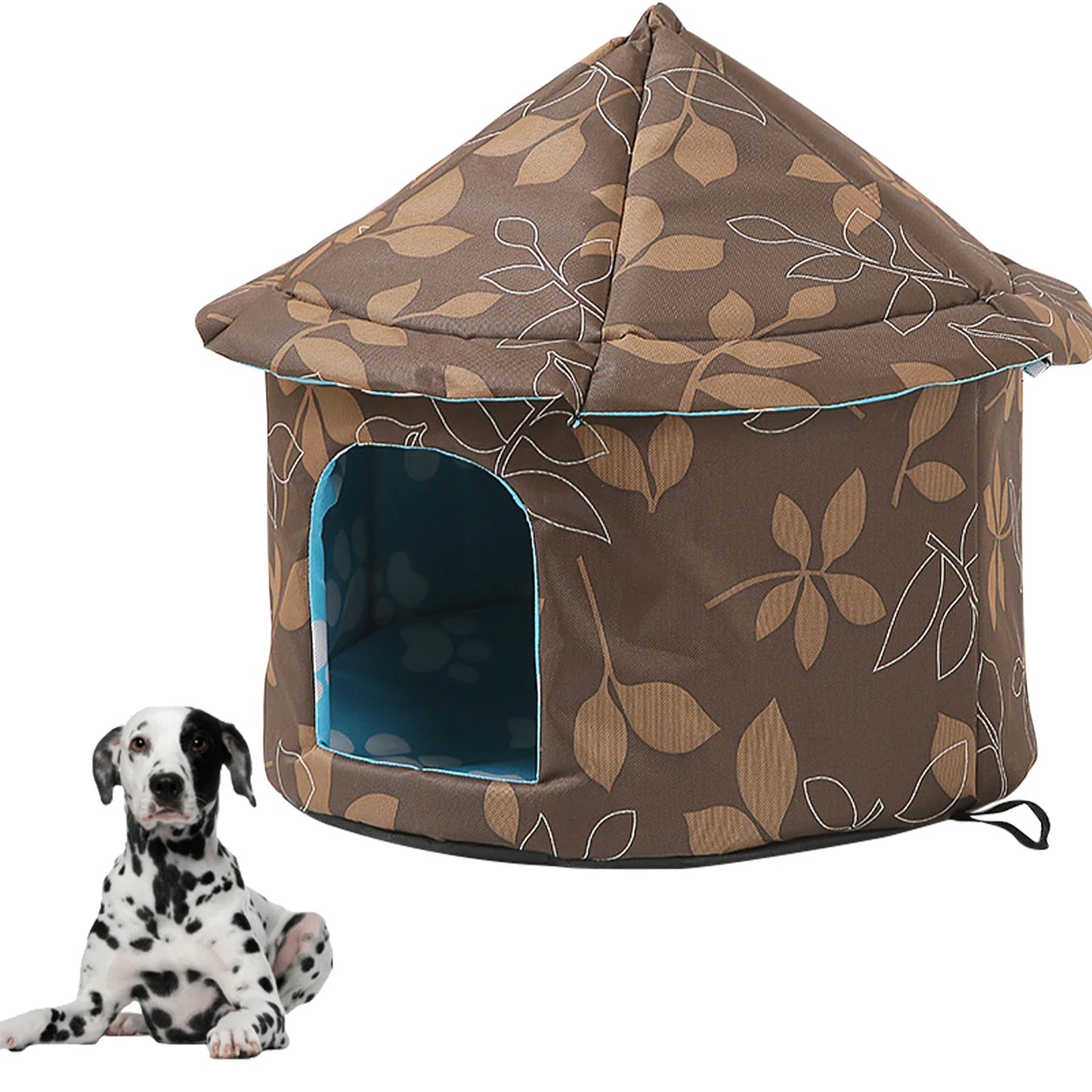 Casinha para Pets Dobrável, Aconchegante e Impermeável - Refúgio Ideal para Cães e Gatos