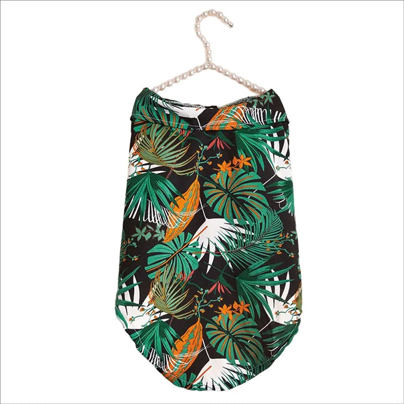 Camisa de Manga Curta em Folha de Palmeira – Conforto e Estilo Tropical