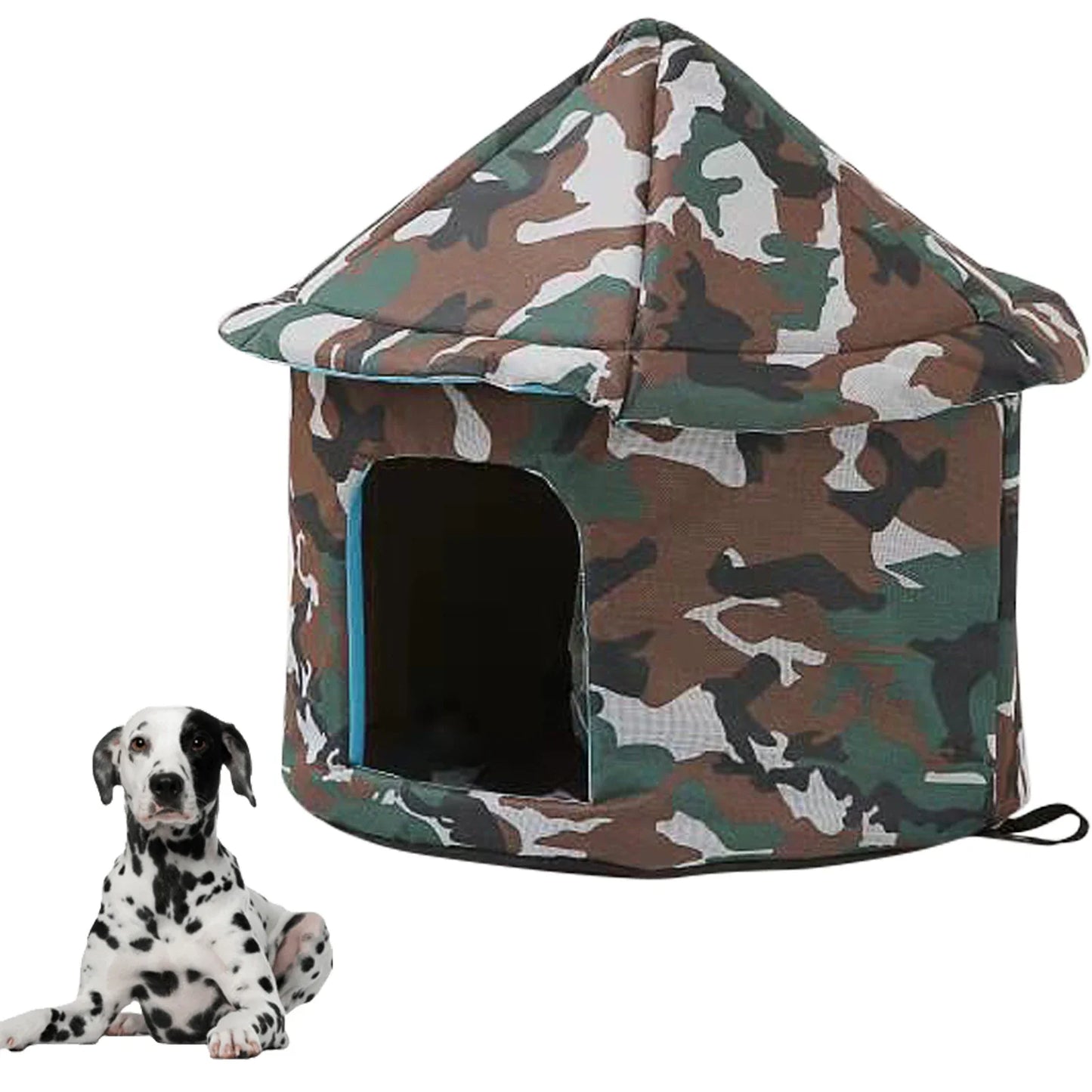 Casinha para Pets Dobrável, Aconchegante e Impermeável - Refúgio Ideal para Cães e Gatos