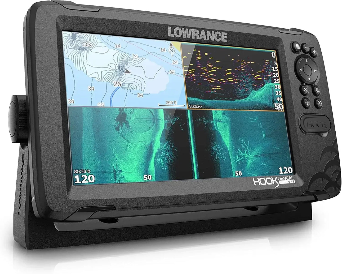 Sonar para Peixes com Transdutores - Lowrance HOOK Reveal 5, 7 e 9