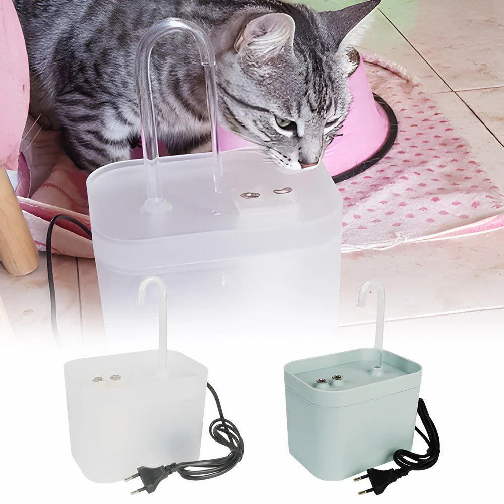 Dispensador de Água para Gatos com Filtro Recirculante e Silencioso - 1.5L