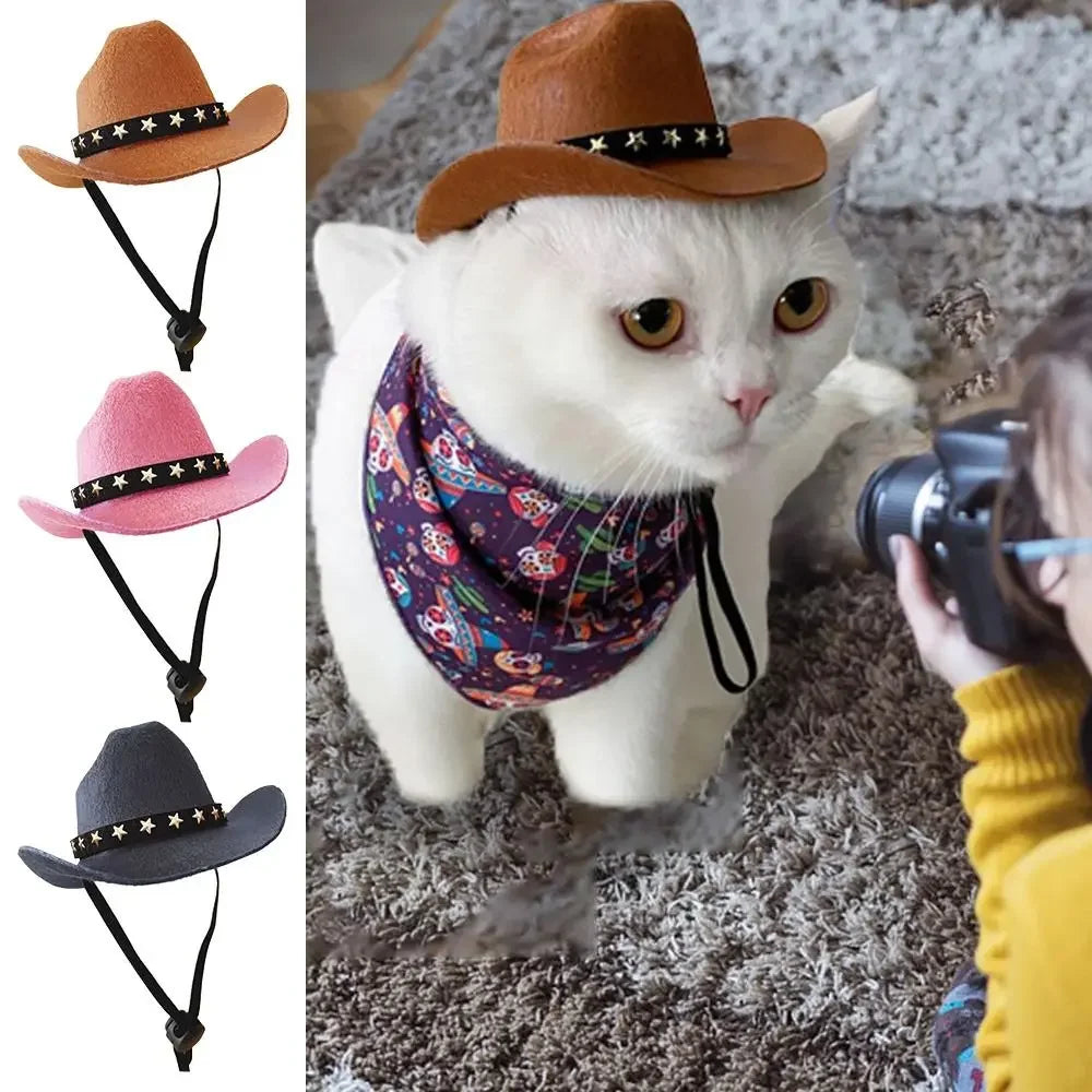 Chapéu de Cowboy para Pets - Estilo e Proteção