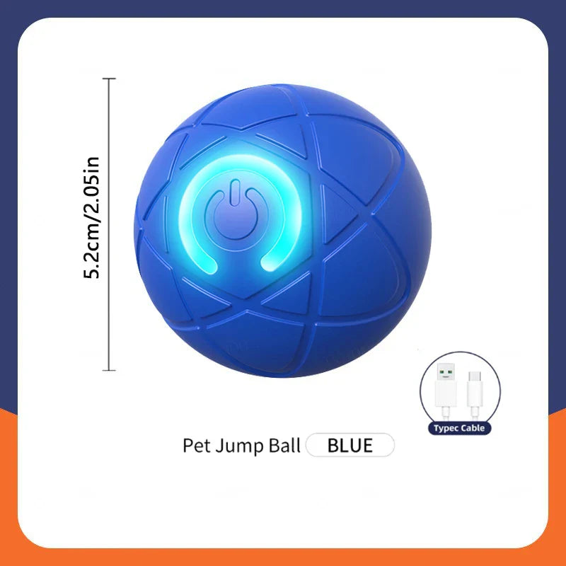 Bola Interativa para Pets: Brinquedo Eletrônico Automático para Cachorros e Gatos