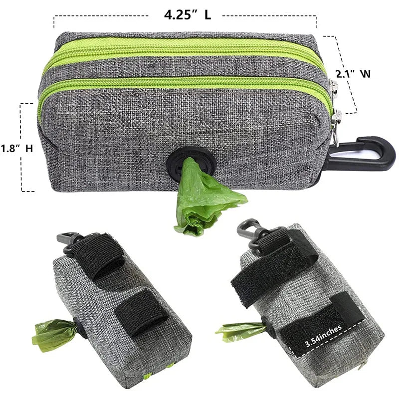 Suporte para Sacos de Cocô de Cães - Acessório Prático para Limpeza em Passeios