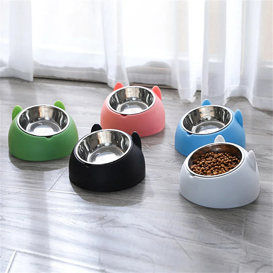 Vaso Anti-Vazamento para Pets com Design Inclinável