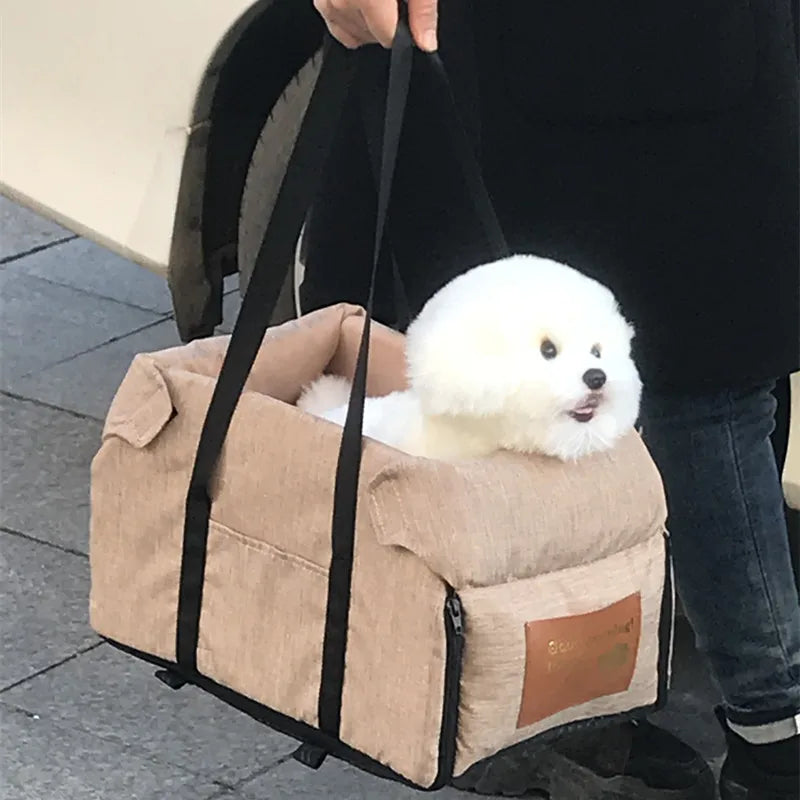 Assento de Segurança para Cães: Cama Portátil para Viagens e Transporte Seguro