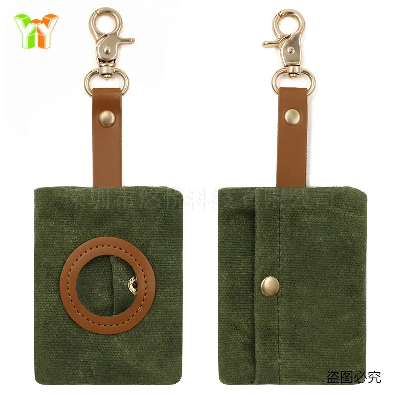 Suporte Portátil para Sacos de Cocô de Cachorro - Ajustável e Prático