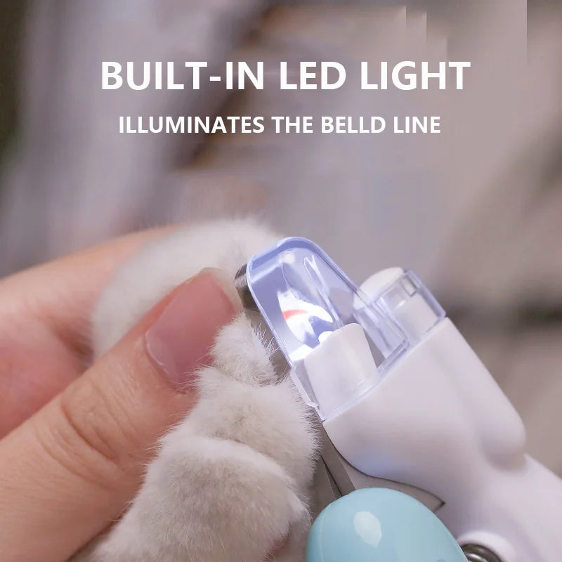 Cortadores de Unhas para Animais com Luz LED - Precisão e Conforto