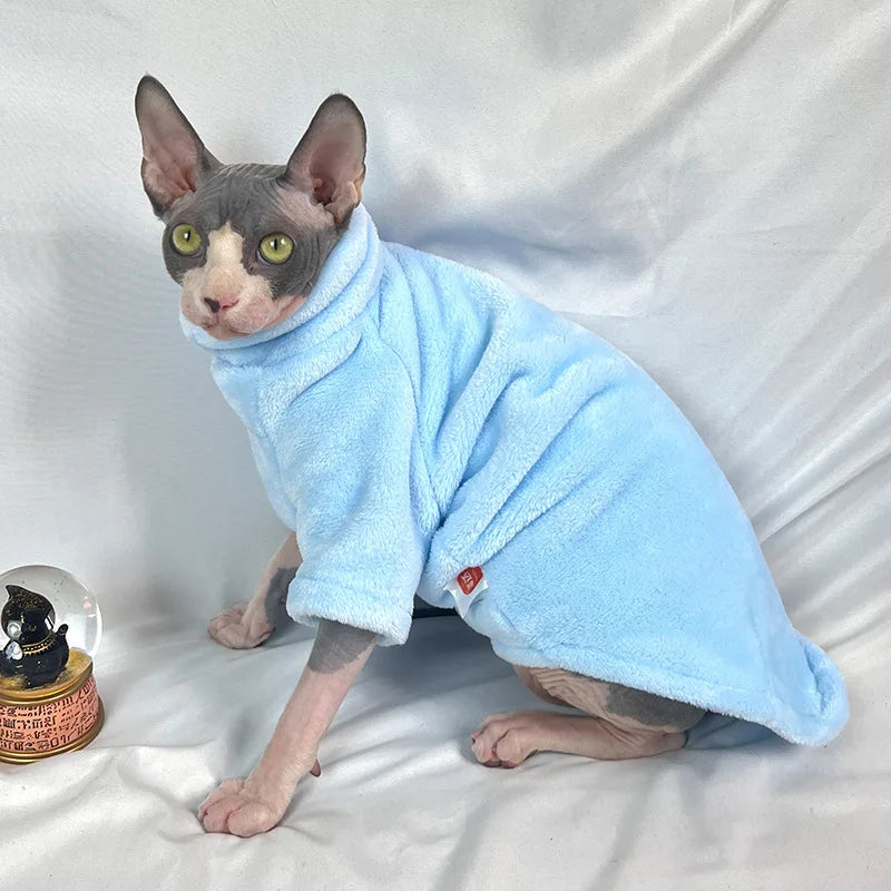 Roupas Confortáveis para Gatos Sphynx - Moletom e Casaco para Animais de Estimação