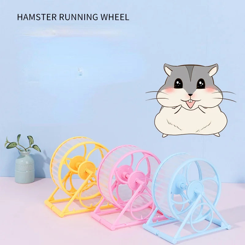 Roda de Exercício para Hamster e Pequenos Animais - Acessórios para Atividade Física