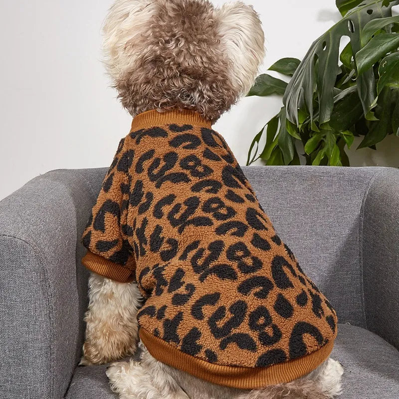 Suéter de Inverno com Estampa de Leopardo - Conforto e Estilo