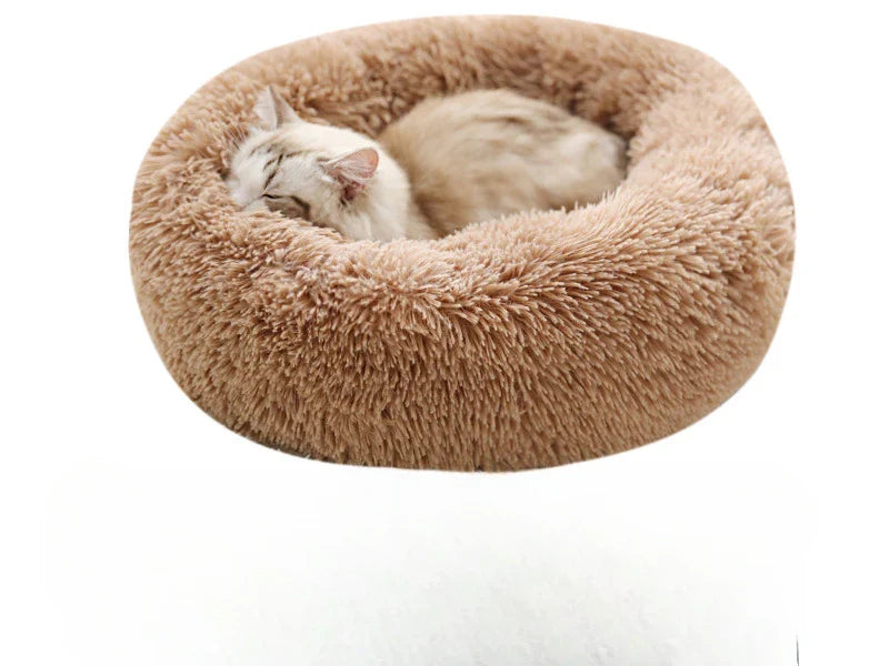 Ninho de Inverno para Gatos e Cães - Cama Pet Quente e Lavável, Design Atraente