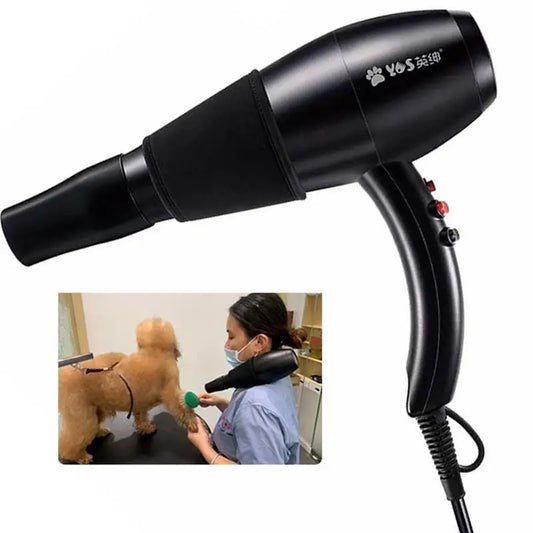 Secador de Pelo para Pets com Luz Azul e Controle de Fluxo de Ar