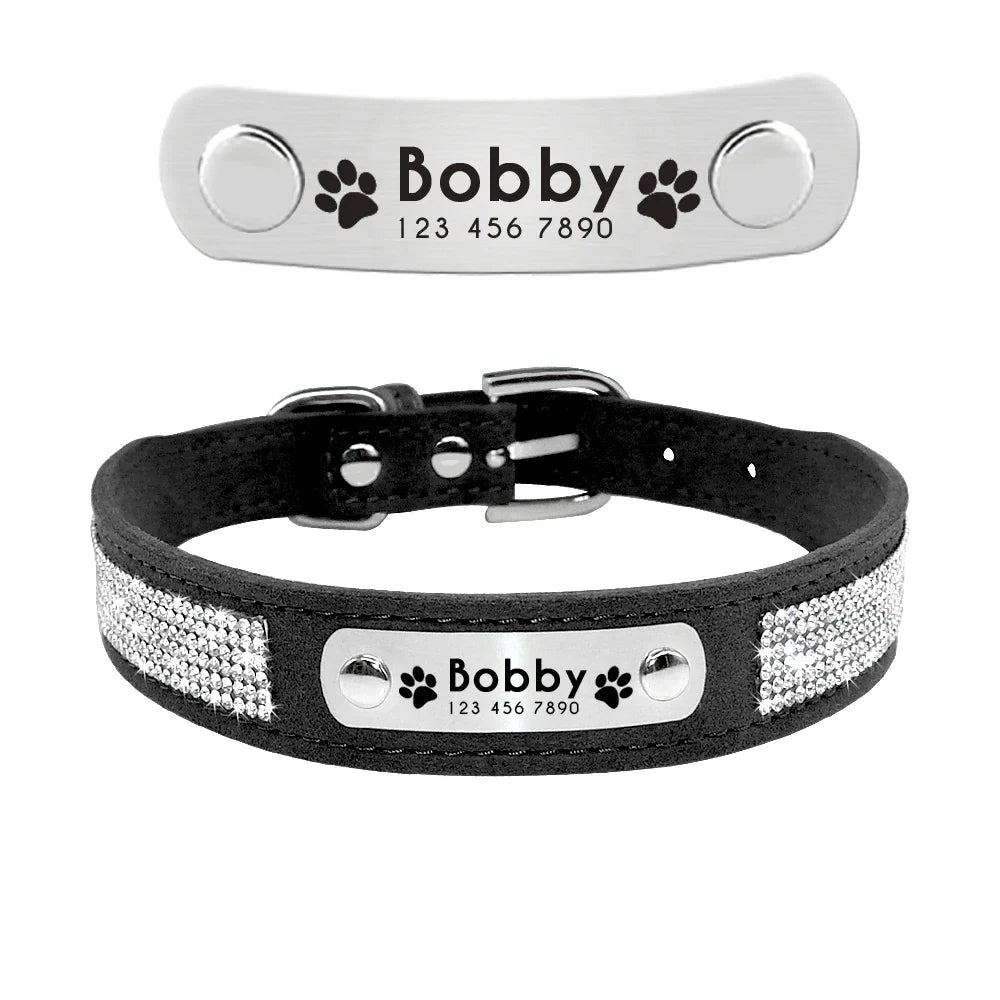 Collar Personalizado para Gatos e Pequenos Pets com Gravação Gratuita - Ajustável e Exclusivo