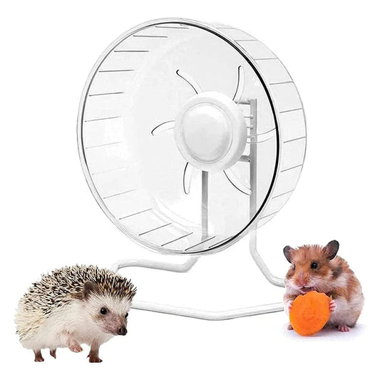 Roda de Exercício Silenciosa para Hamsters - Brinquedo Rotativo Para Pequenos Animais