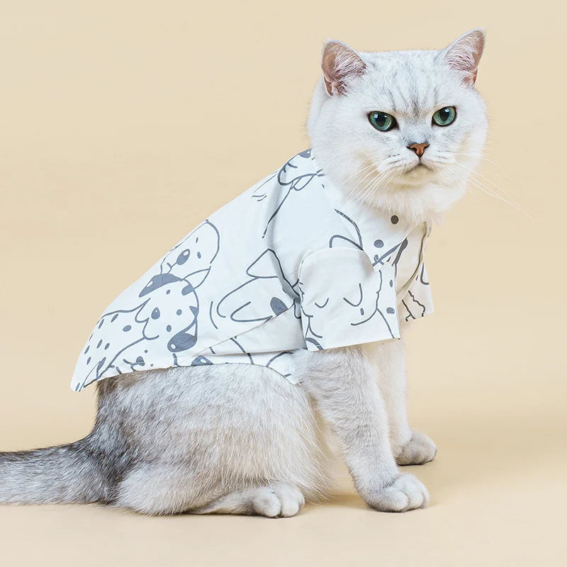 Camiseta Verano para Cães Pequenos - Roupas Estilosas e Confortáveis