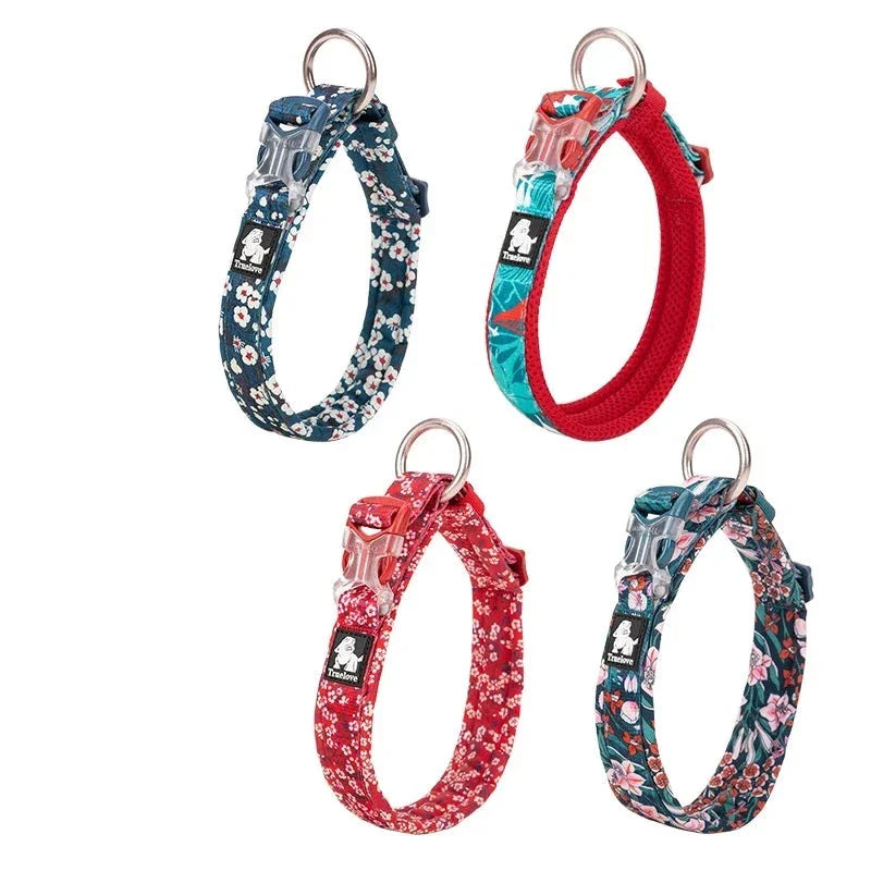 Collar Floral para Pets - Estilo e Conforto para seu Animal