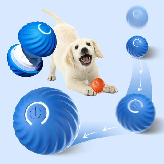 Brinquedo Interativo Automático para Pets - Bola que Se Move e Salta