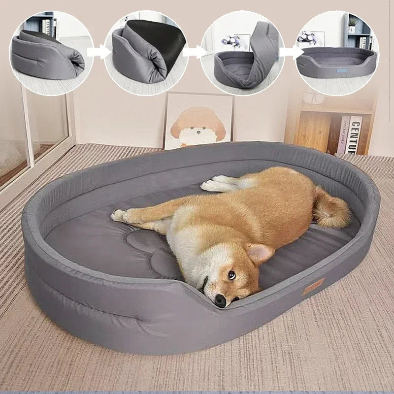 Cama Resistente para Cães Grandes - Impermeável, à Prova de Arranhões e com Rebound Rápido