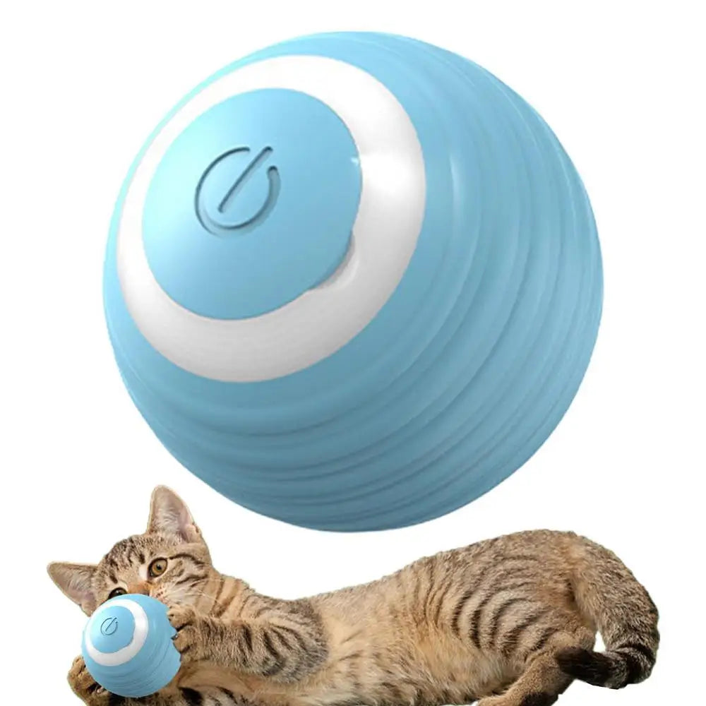 Brinquedo Interativo Automático para Gatos - Bola Rotativa 360°