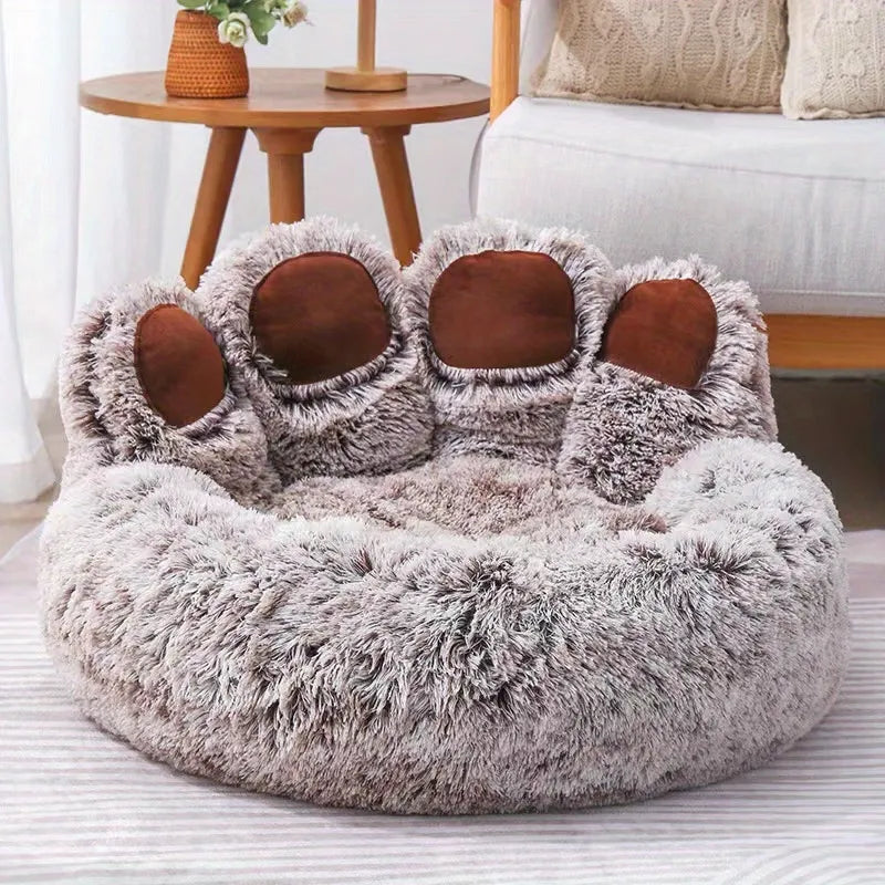 Confortável Cama em Forma de Patinha de Urso