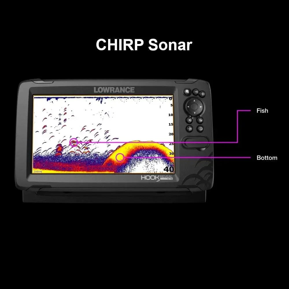 Sonar para Peixes com Transdutores - Lowrance HOOK Reveal 5, 7 e 9