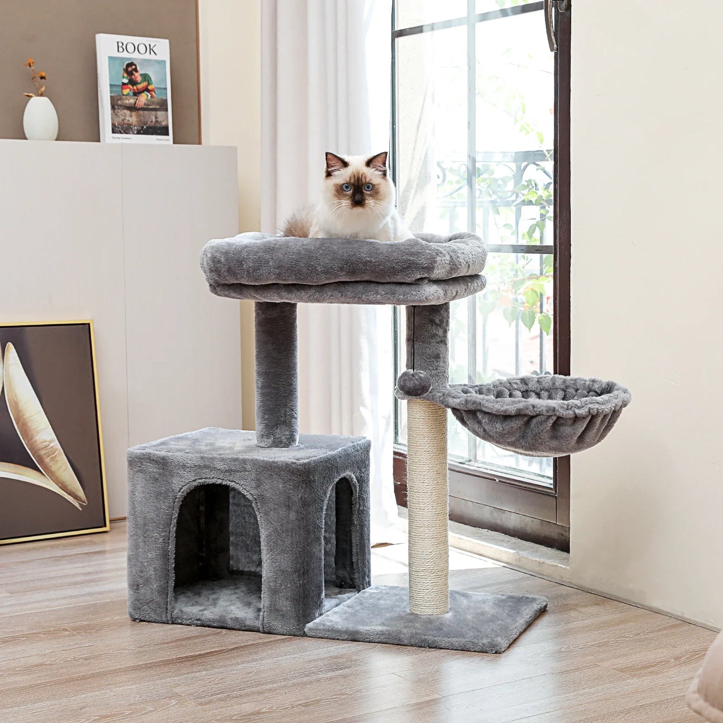 Torre para Gatos com Arranhadores