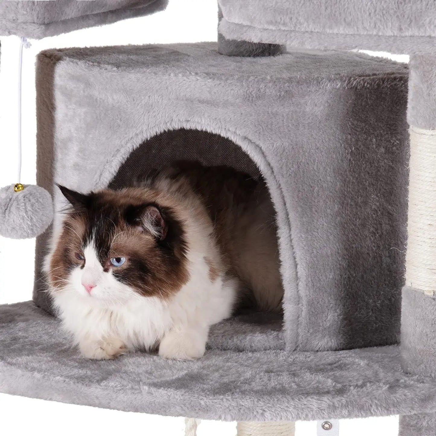 Árvore Para Gatos Grande - Torre Interna Para Conforto e Brincadeira