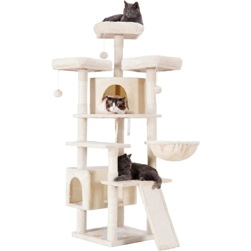 Árvore para Gatos Grande - Torre Ideal para Ambientes Internos