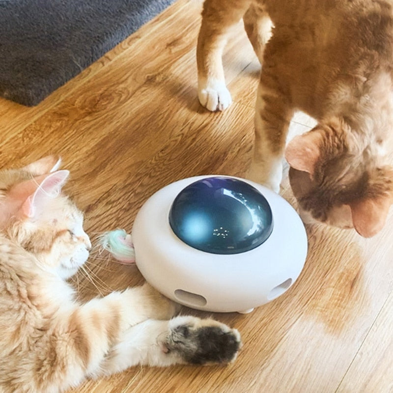 Brinquedo Interativo Automático para Gatos - Diversão Sem Fim!