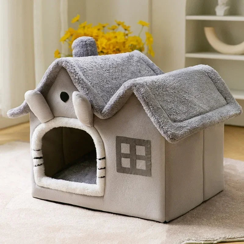 Casinha Dobrável Aquecida para Cães e Gatos - Conforto e Praticidade para Pets