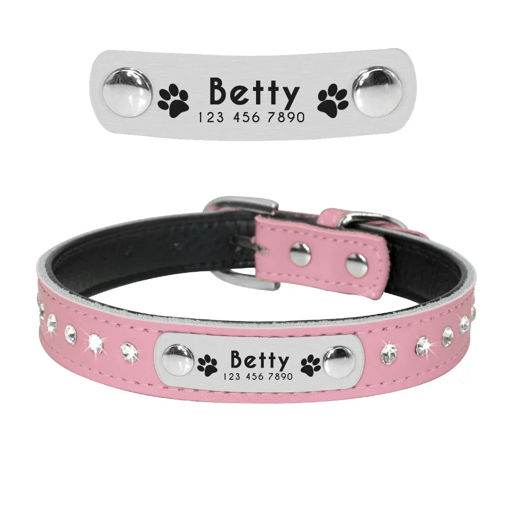 Collar Personalizado para Gatos e Pequenos Pets com Gravação Gratuita - Ajustável e Exclusivo