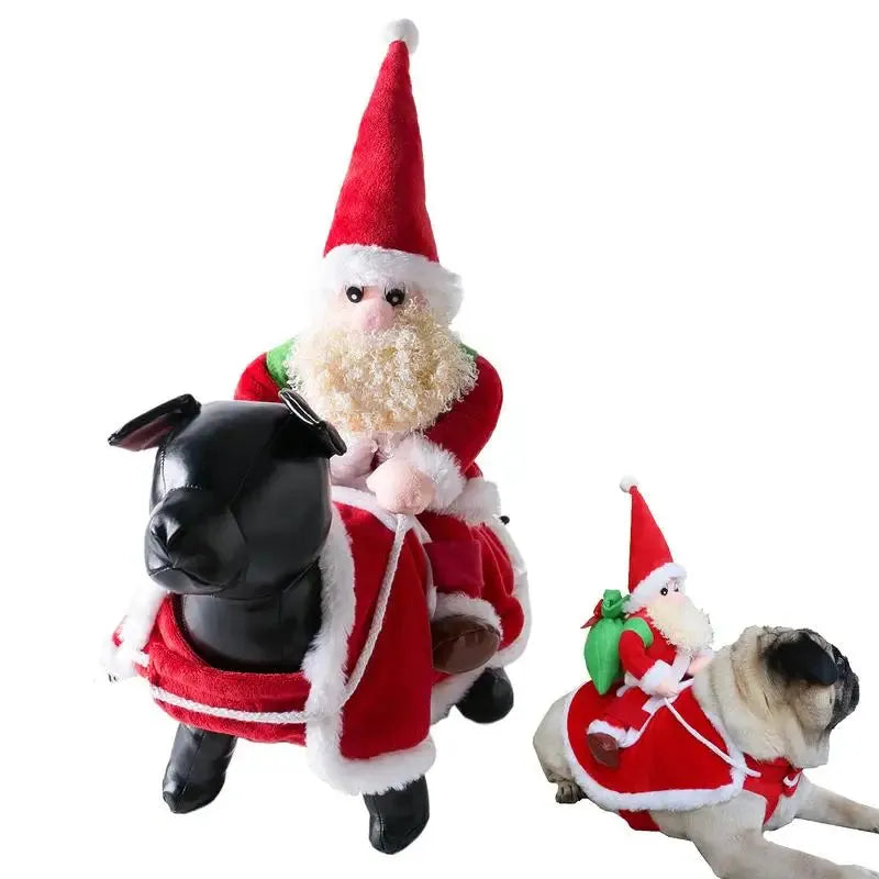 Fantasia de Natal para Cachorros - Traje Divertido para Pets