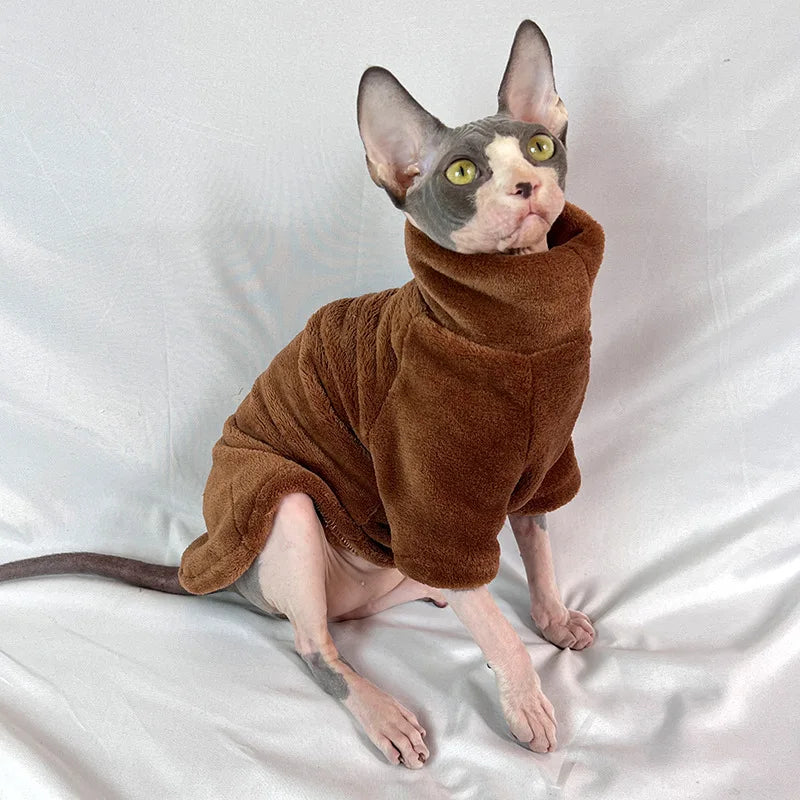 Roupas Confortáveis para Gatos Sphynx - Moletom e Casaco para Animais de Estimação