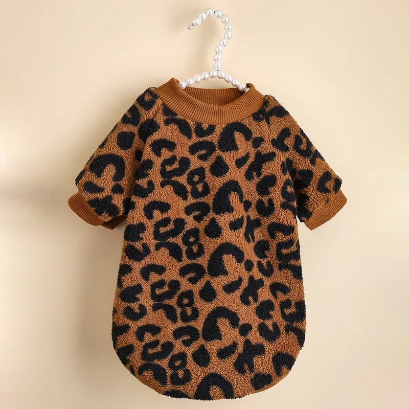 Suéter de Inverno com Estampa de Leopardo - Conforto e Estilo