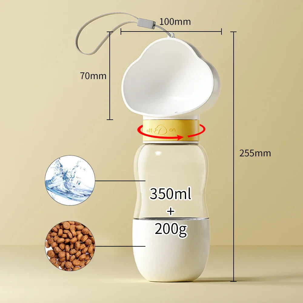 Container Portátil para Ração e Água de Cães