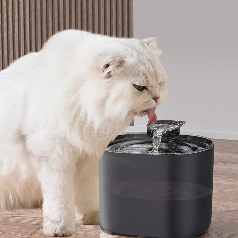 Fonte de Água para Gatos com Filtro Automático e USB Elétrico