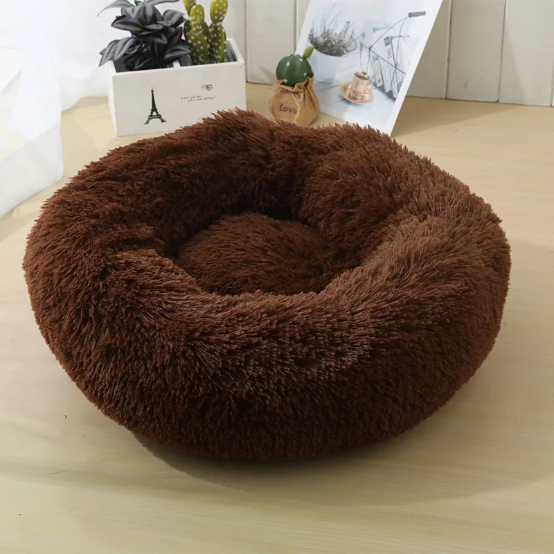 Ninho de Inverno para Gatos e Cães - Cama Pet Quente e Lavável, Design Atraente