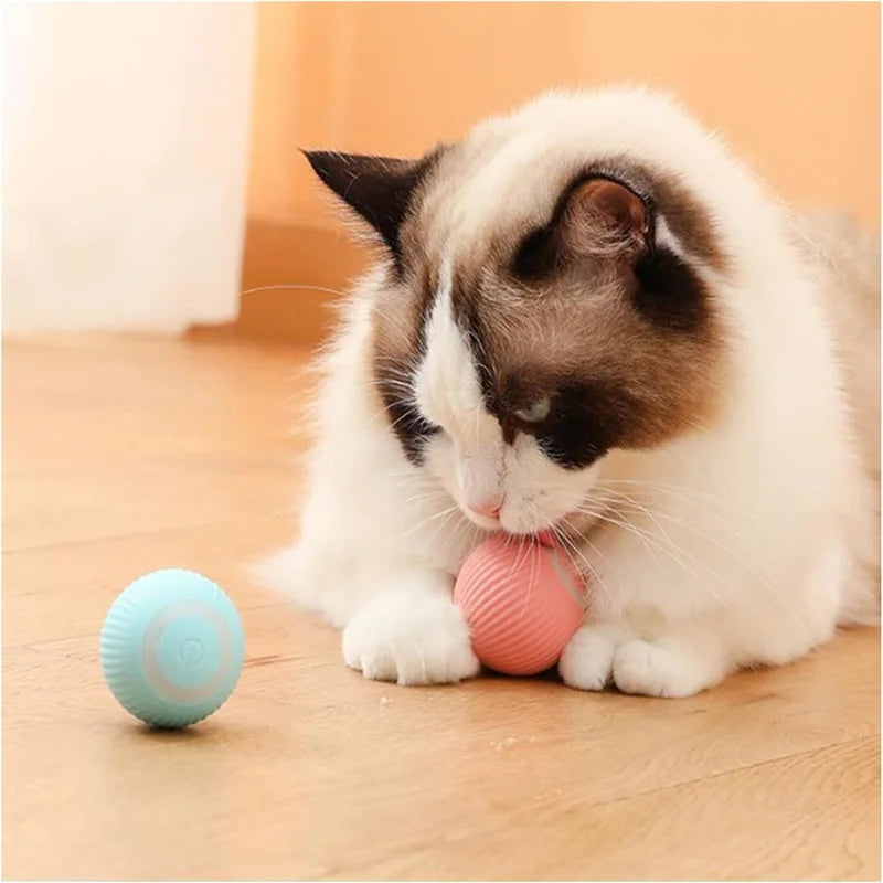 Bola Interativa para Pets: Brinquedo Eletrônico Automático para Cachorros e Gatos