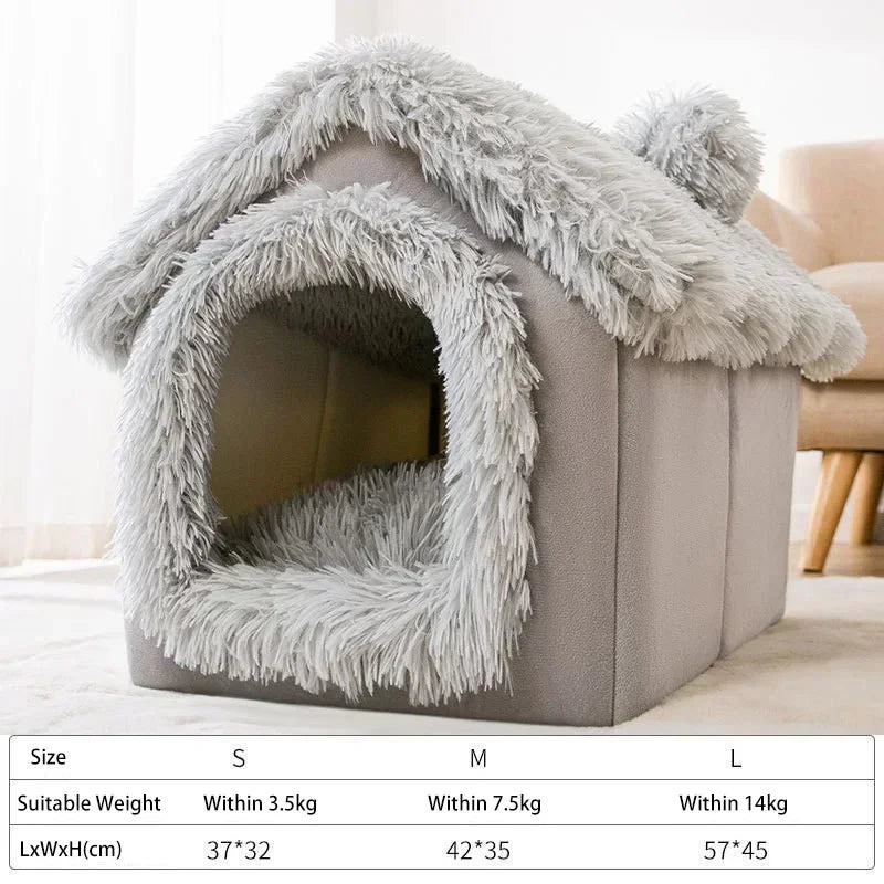 Casinha Dobrável Aquecida para Cães e Gatos - Conforto e Praticidade para Pets